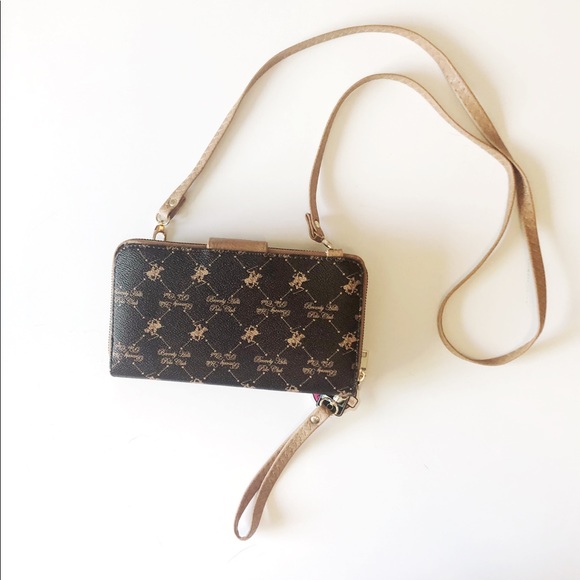 NEW BEVERLY HILLS CROSSBODY /WRISTLET WALLET PURSE - Picture 6 of 6